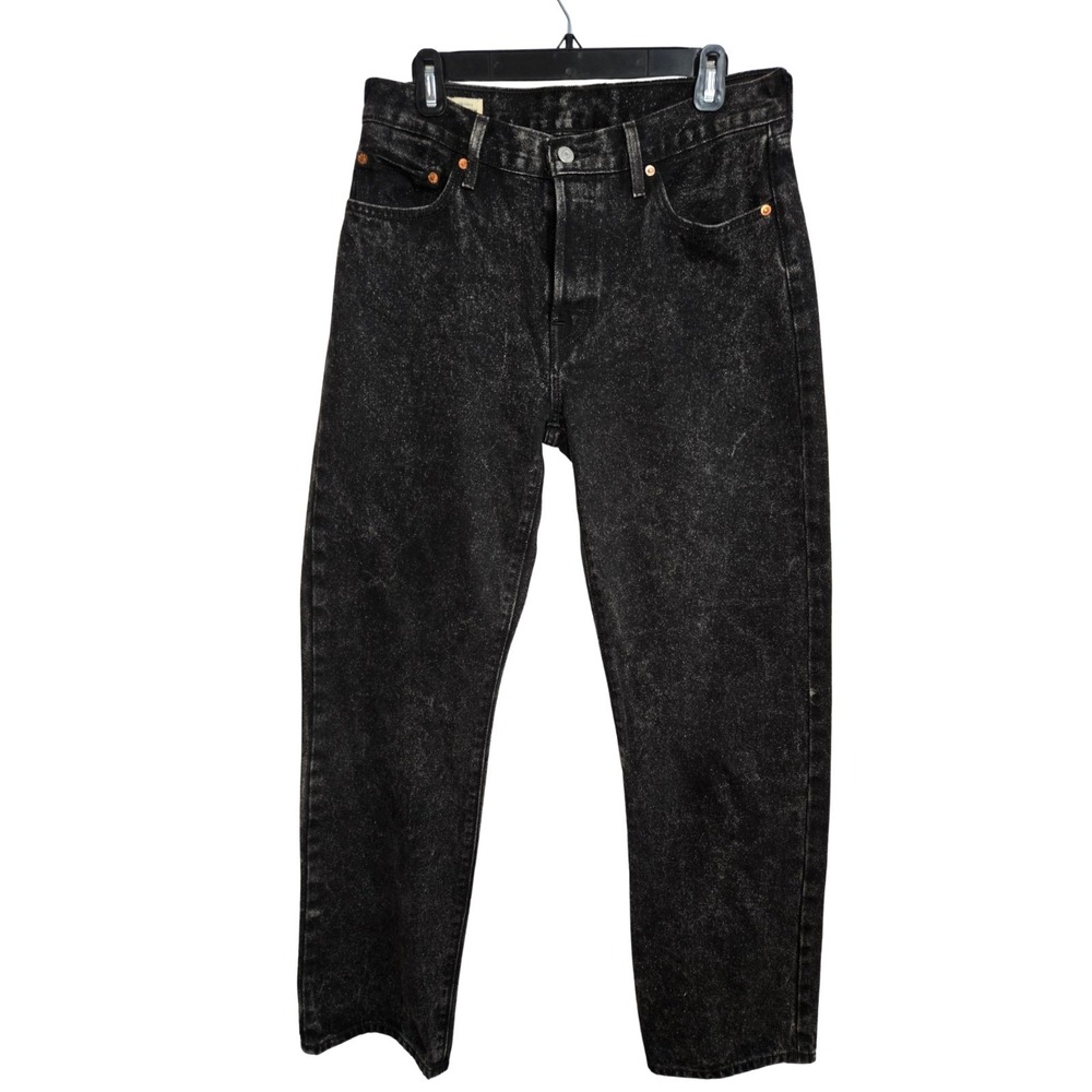 Levi's Women's 501 90s Jeans In Black Acid Wash Size W29 L32 EUC